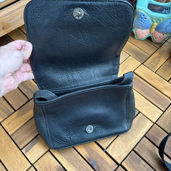 Authentic Vintage Coach Hudson Flap Pebble Leather Crossbody Bag - Picture 5 of 11